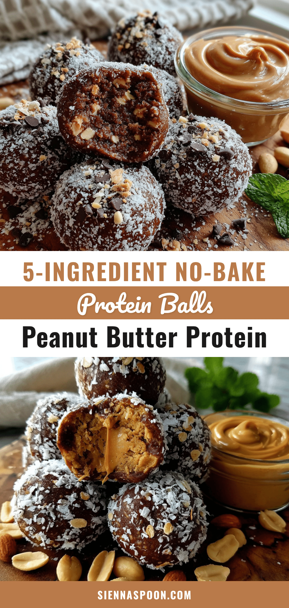 No-bake peanut butter protein balls recipe