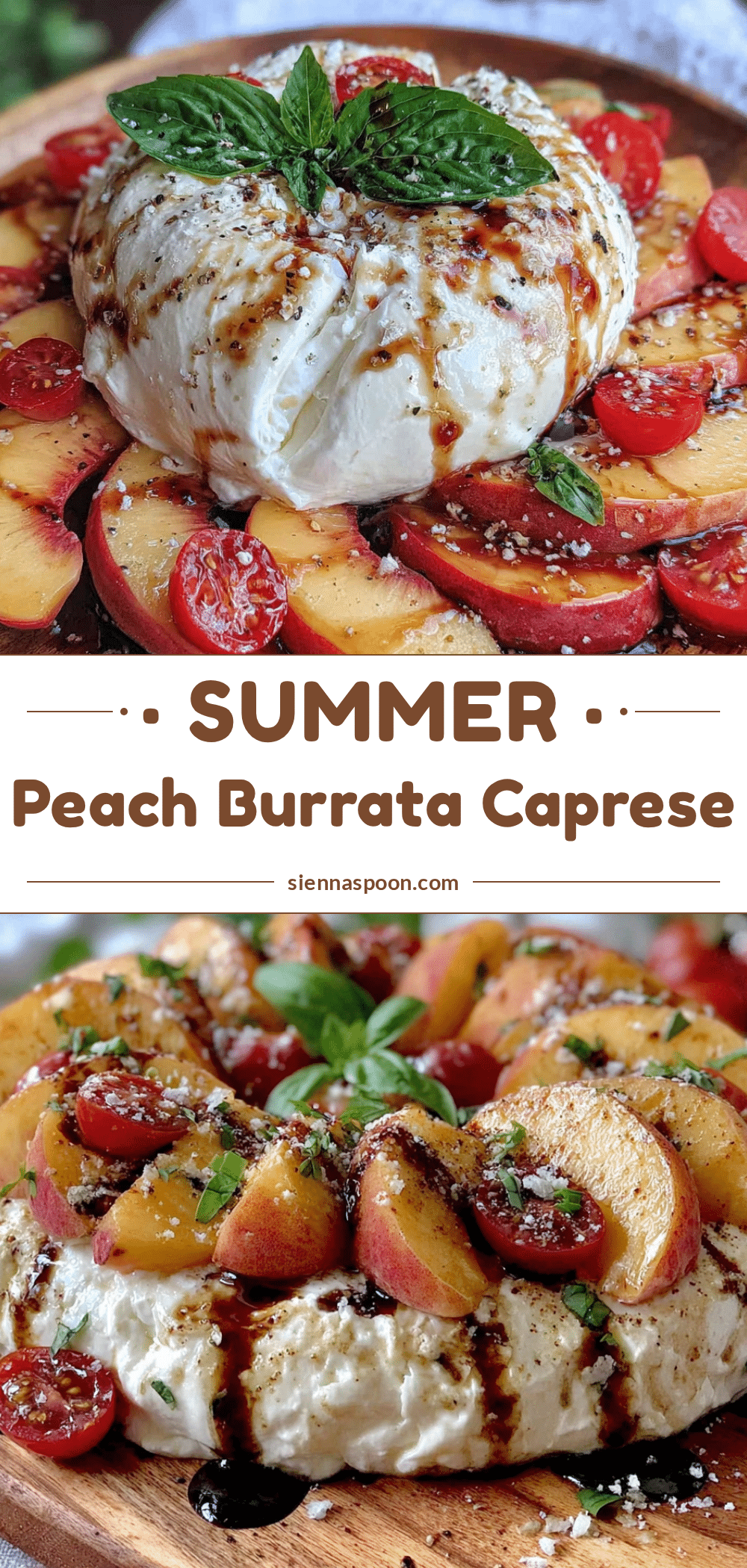 peach and burrata caprese salad recipe