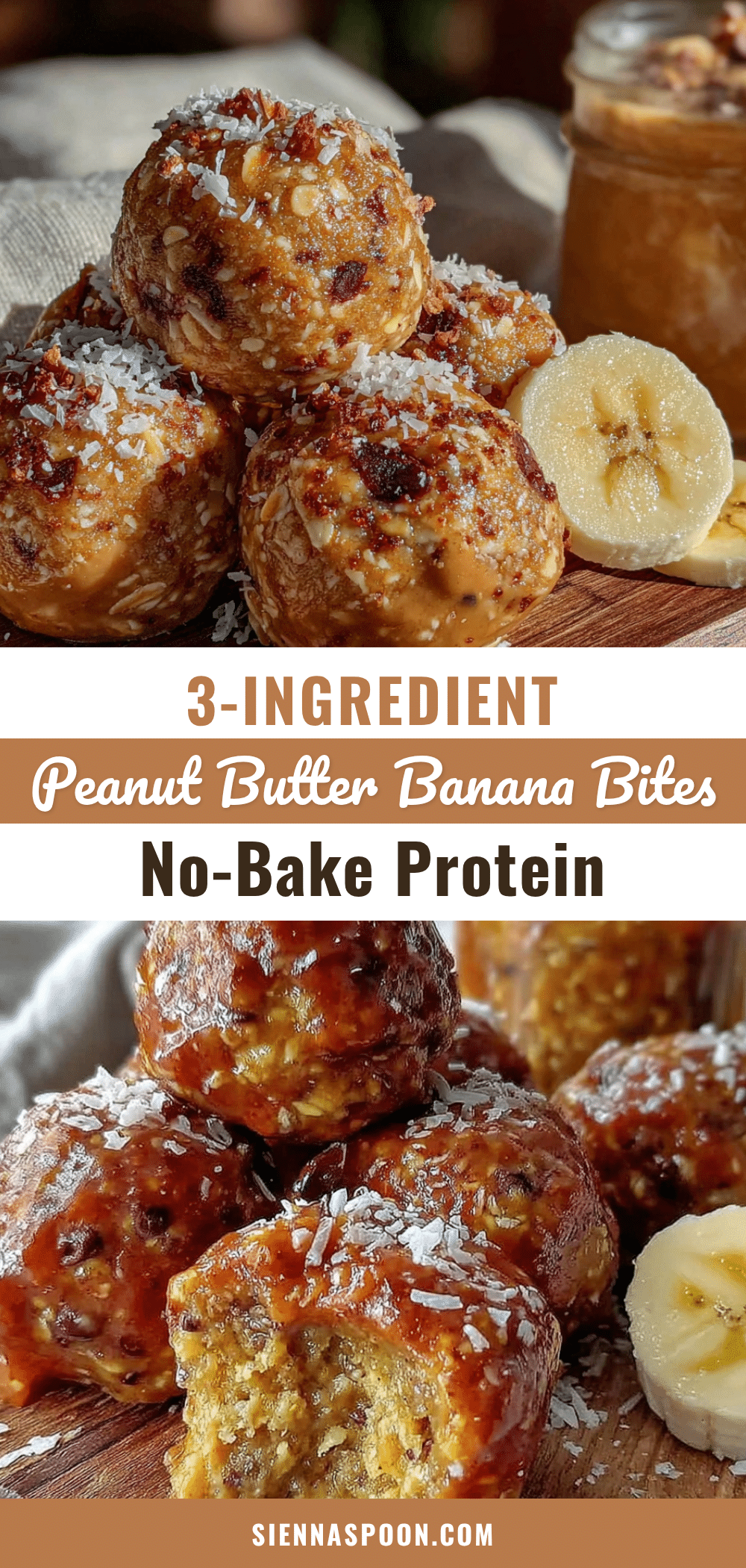 peanut butter banana protein bites recipe