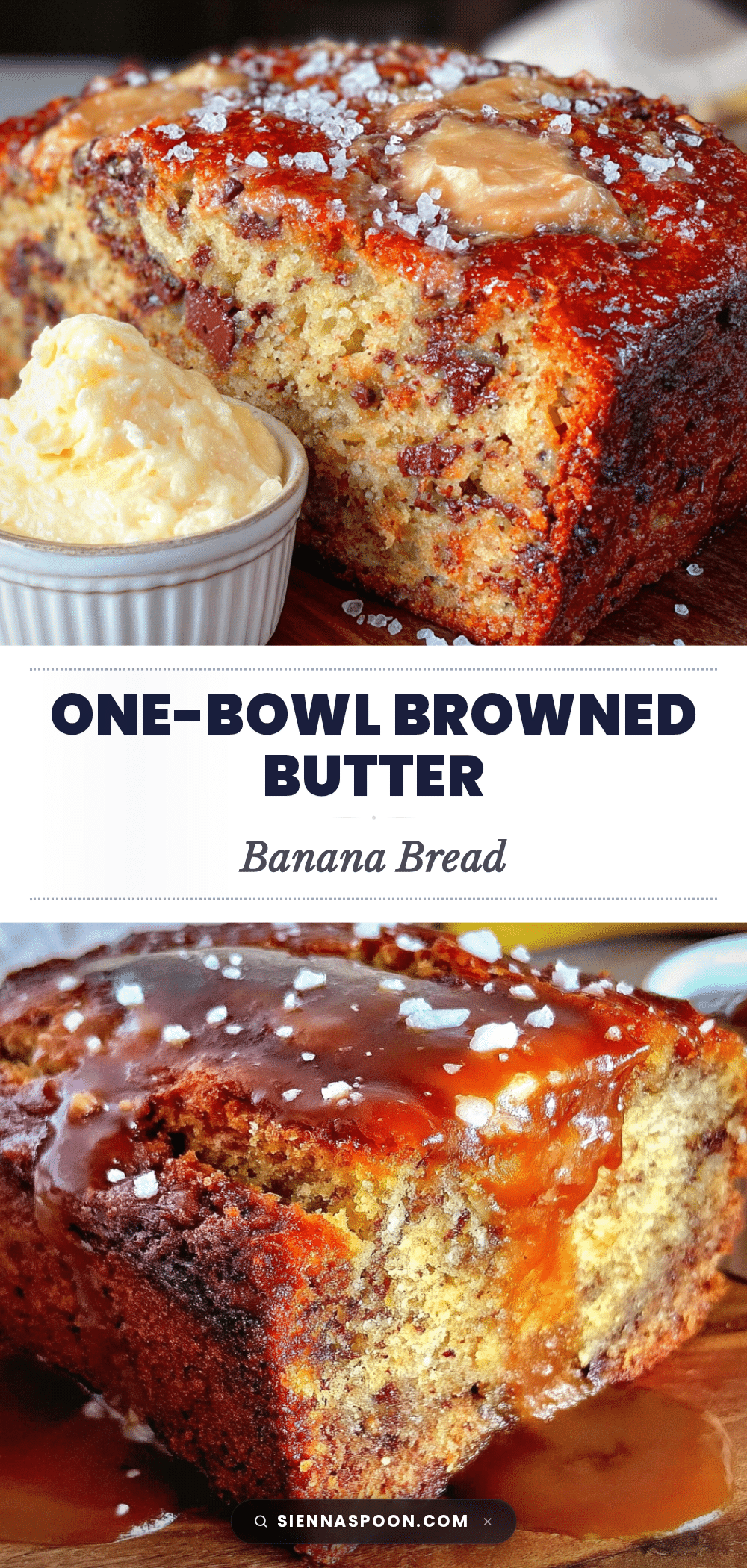 perfect one-bowl banana bread with browned butter recipe