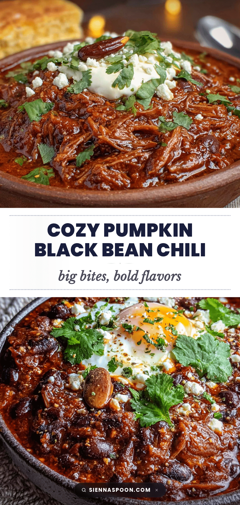pumpkin black bean chili recipe
