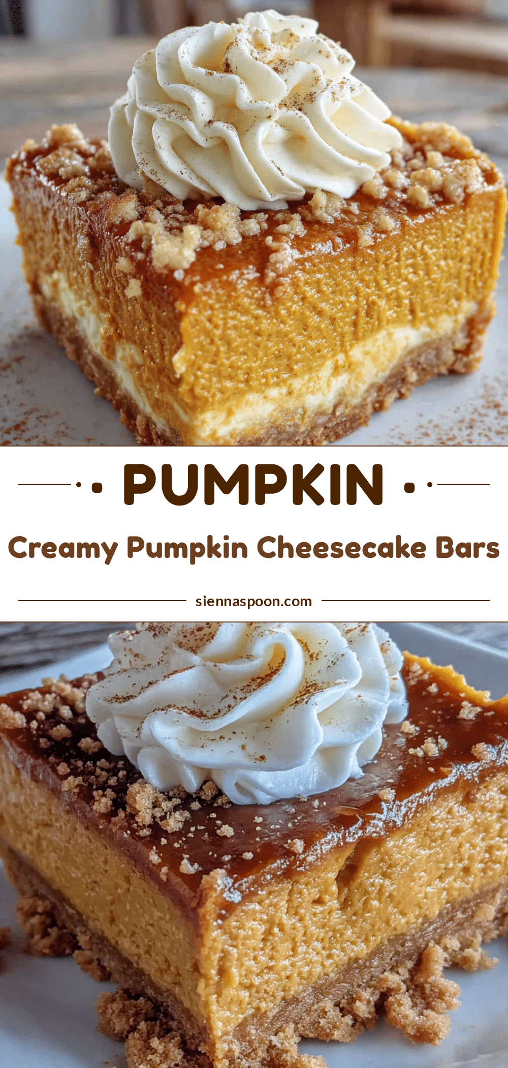 pumpkin cheesecake bars recipe