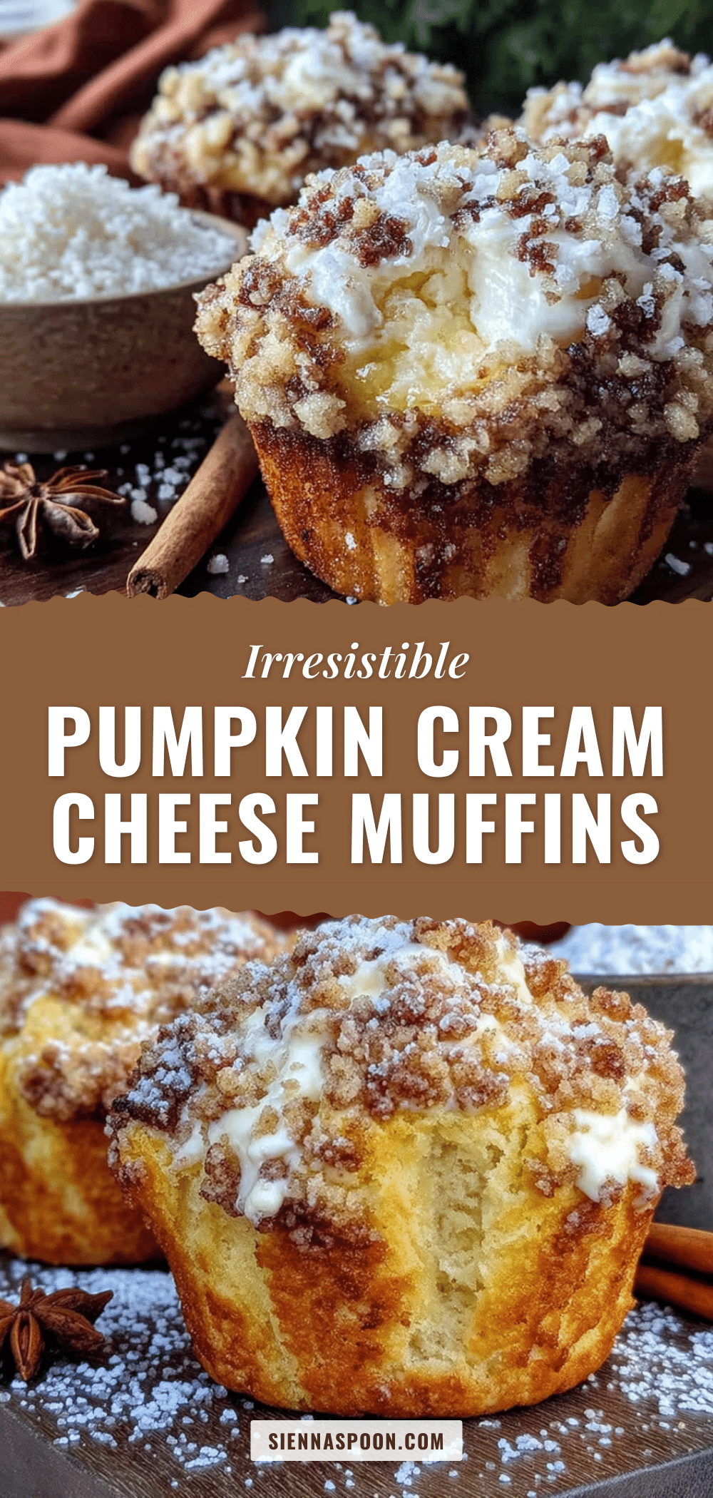 pumpkin cream cheese muffins recipe