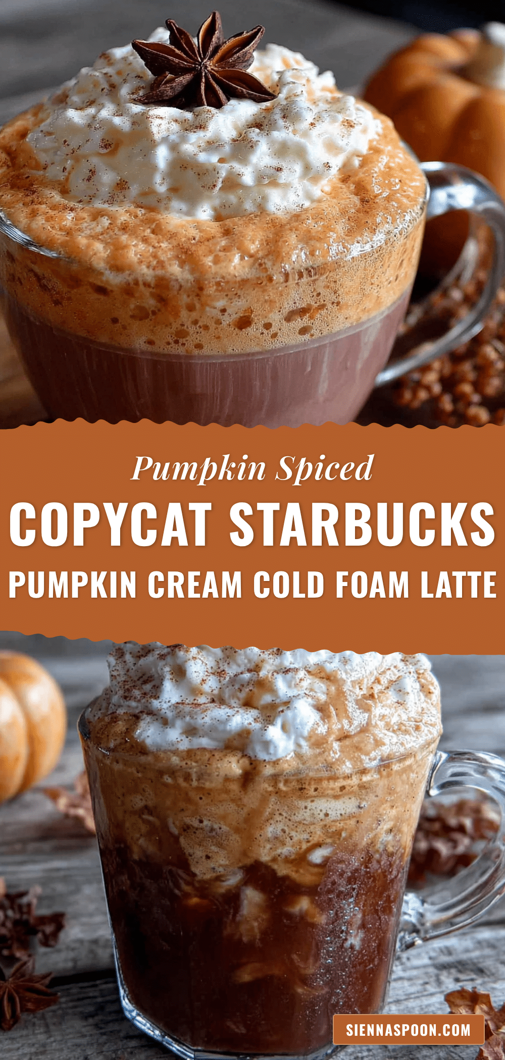 pumpkin cream cold foam latte recipe