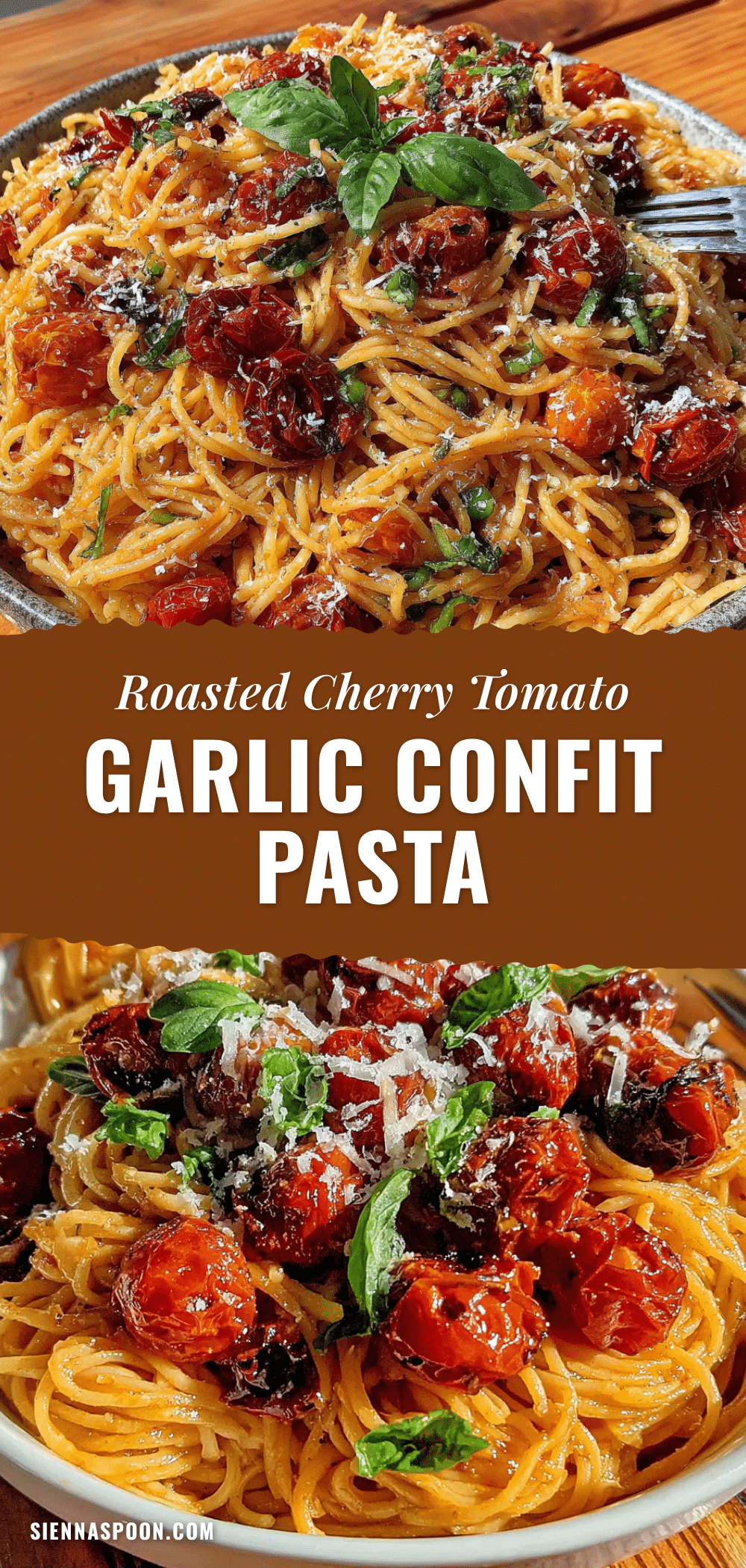 roasted cherry tomato and garlic confit pasta recipe
