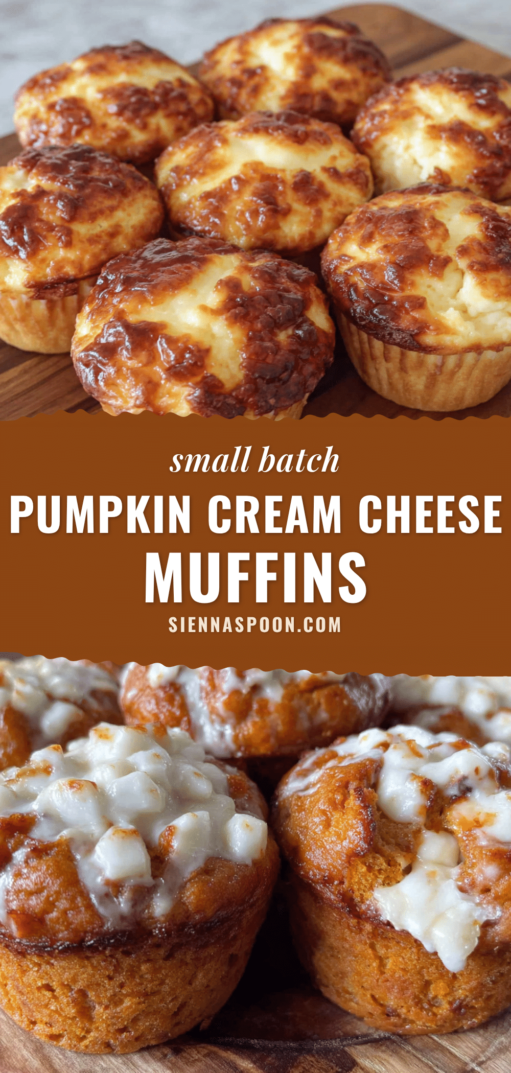 small-batch pumpkin cream cheese muffins recipe