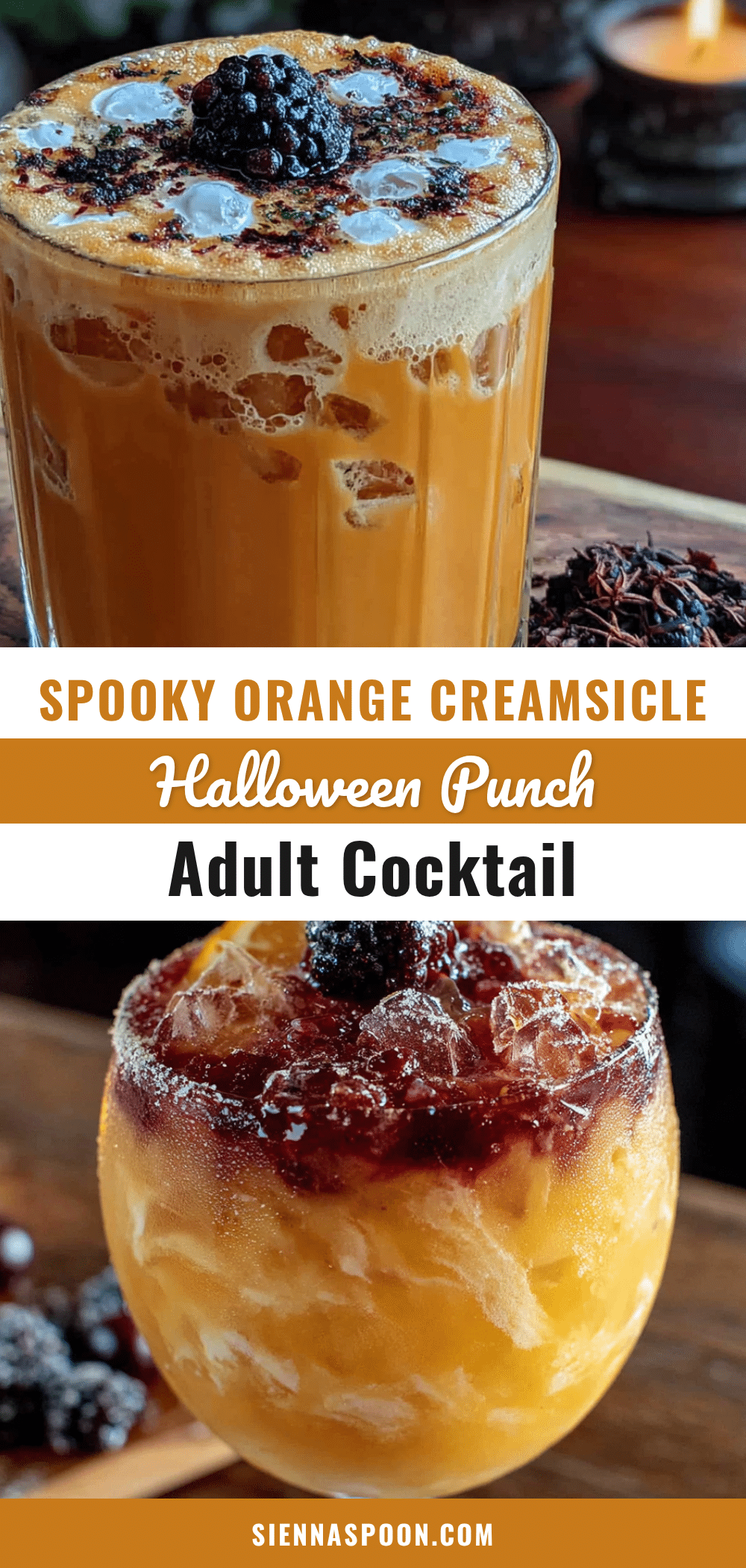 spooky orange creamsicle halloween punch recipe