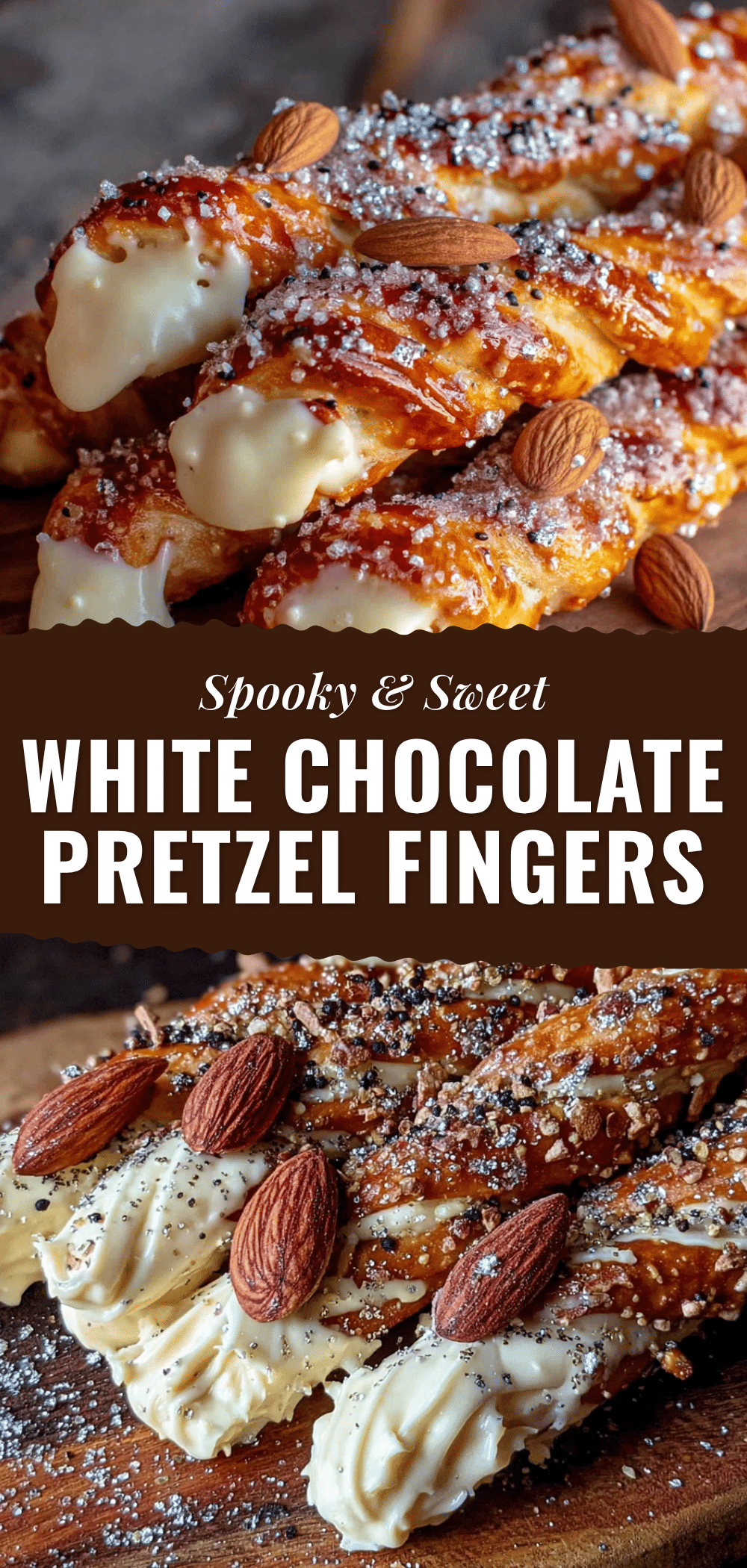 white chocolate pretzel fingers recipe