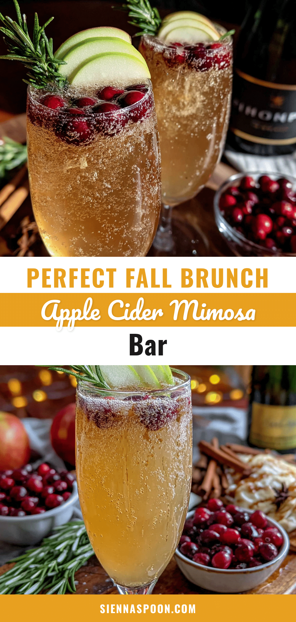 apple cider mimosa bar recipe