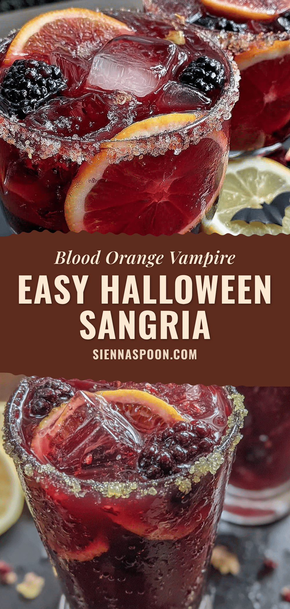 blood orange vampire halloween sangria recipe