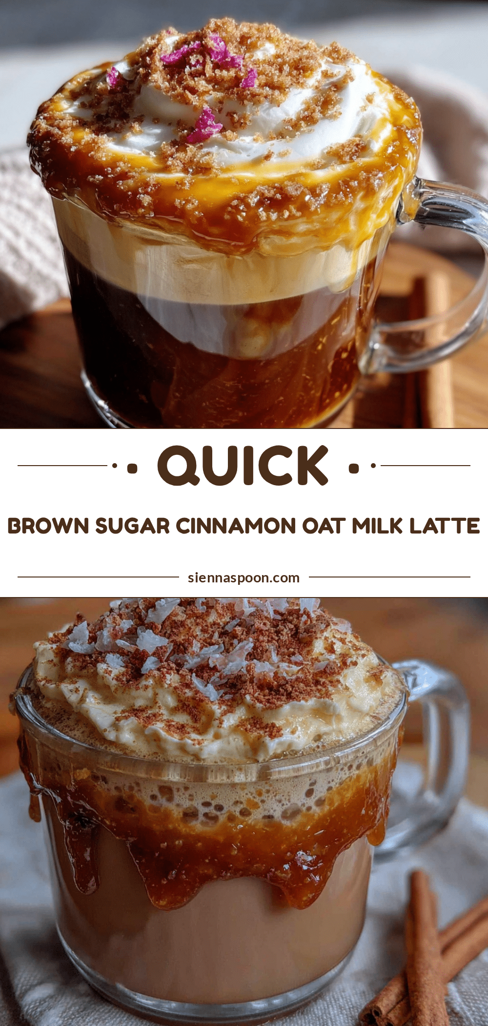 brown sugar cinnamon oat milk latte recipe