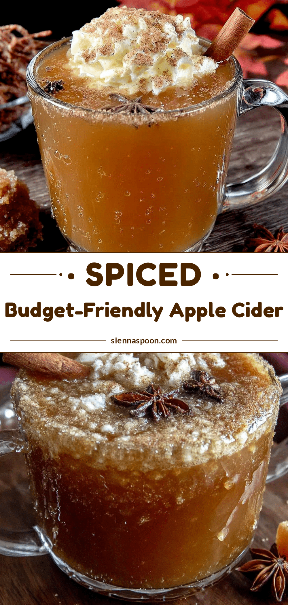 budget-friendly spiced rum apple cider cocktail recipe