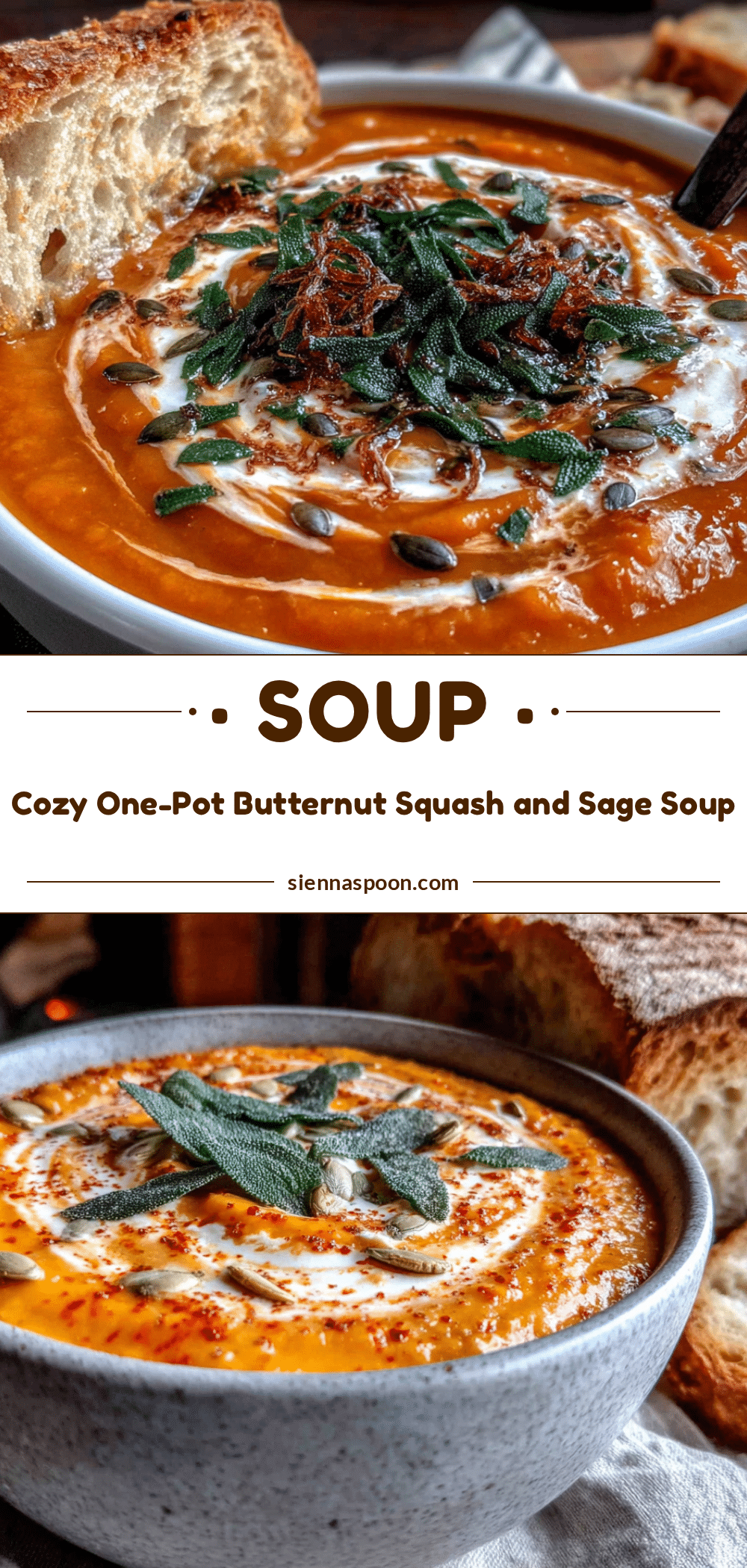 butternut squash and sage soup recipe