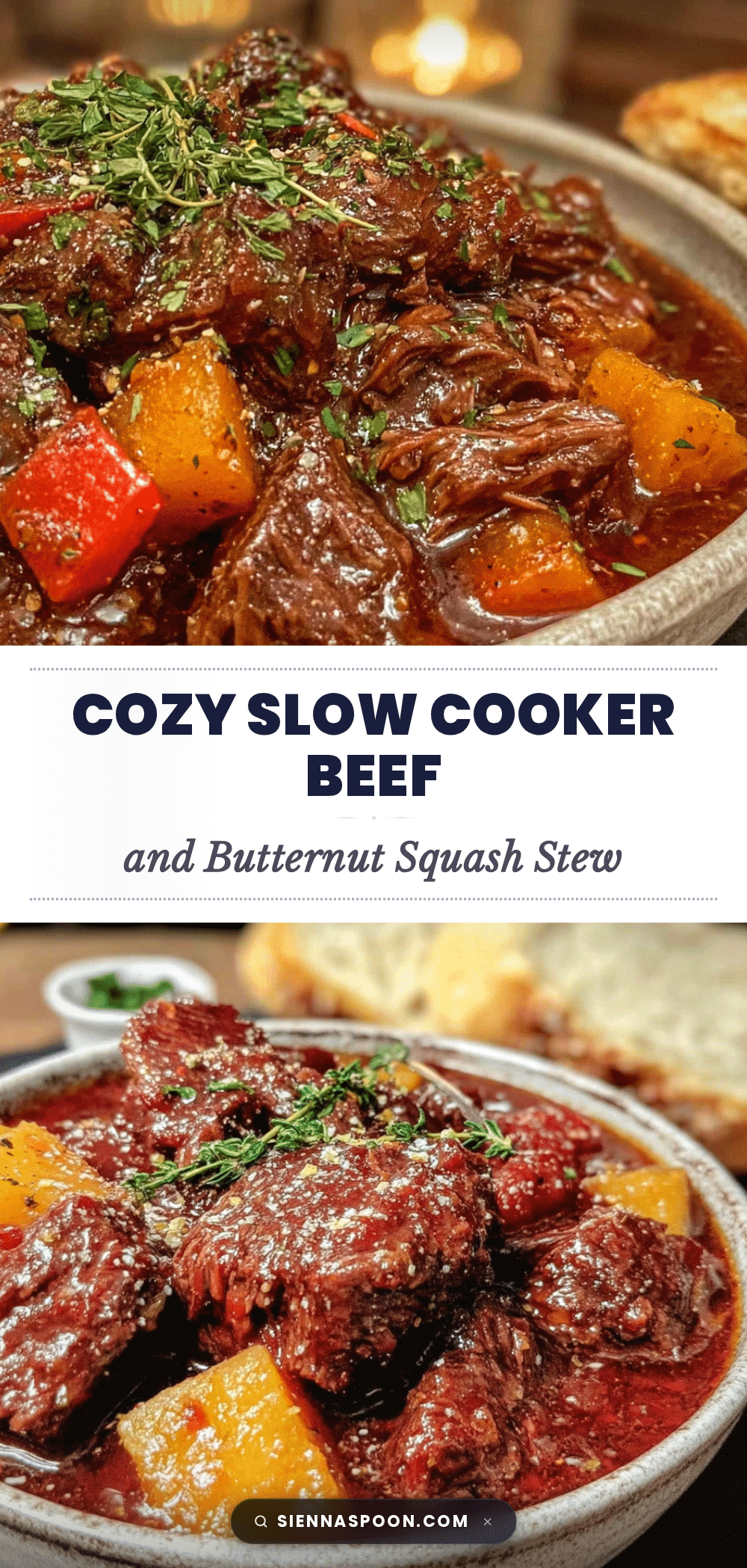 cozy slow cooker beef and butternut squash stew recipe