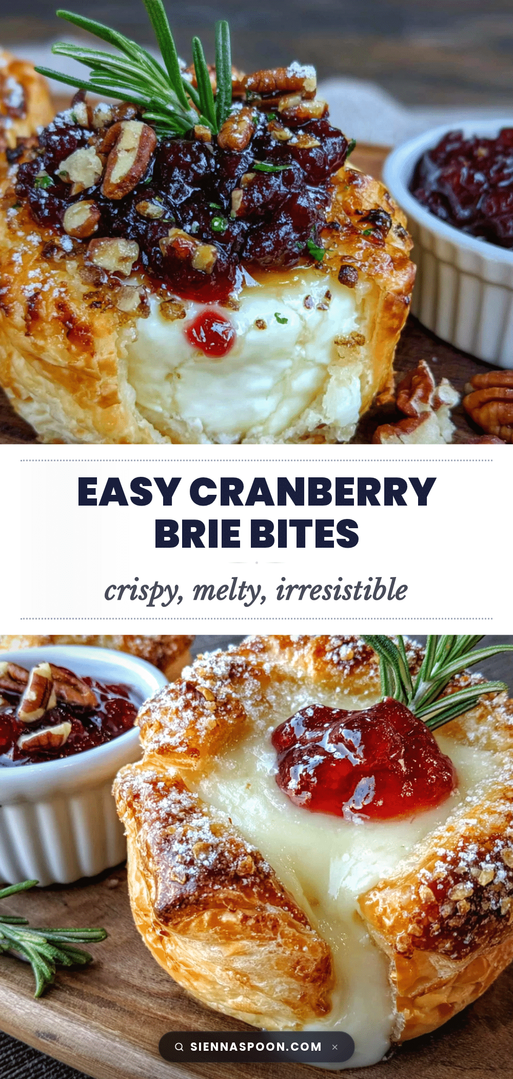 cranberry brie bites recipe