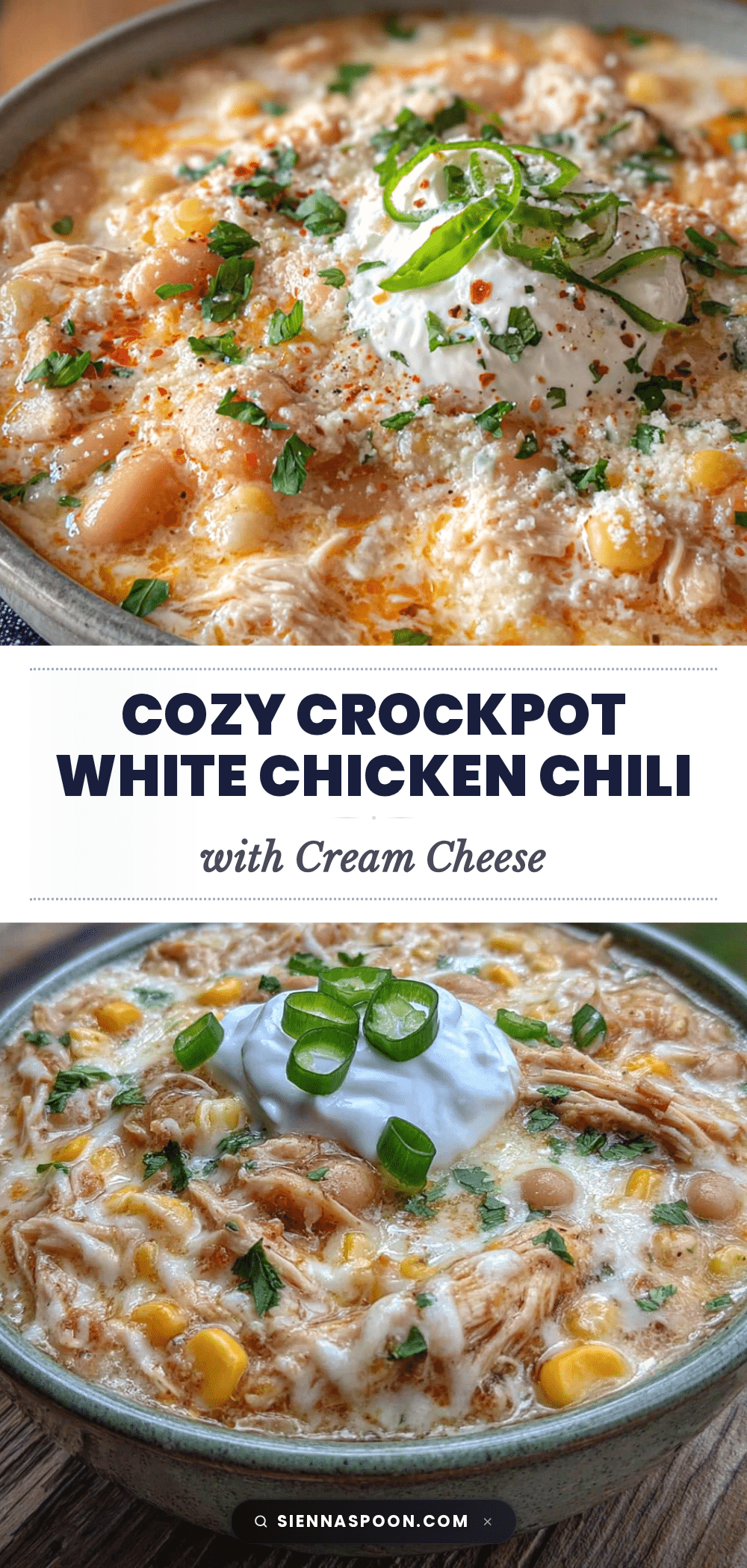 creamy crockpot white chicken chili with cream cheese recipe
