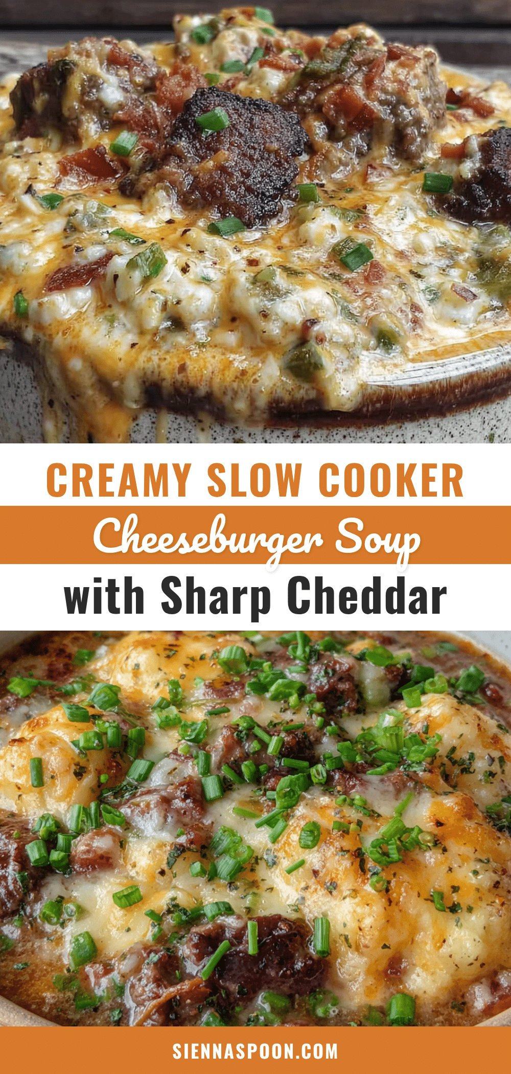 creamy slow cooker cheeseburger soup recipe