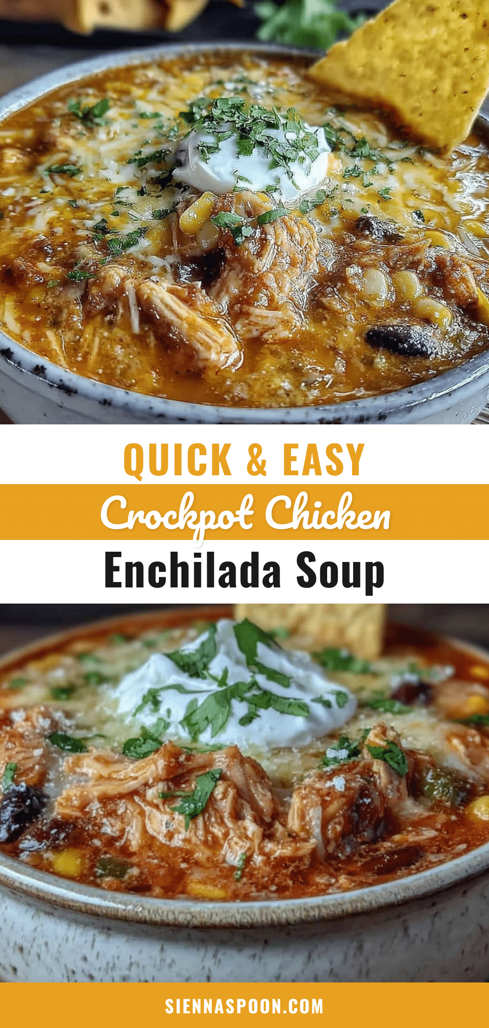 crockpot chicken enchilada soup recipe