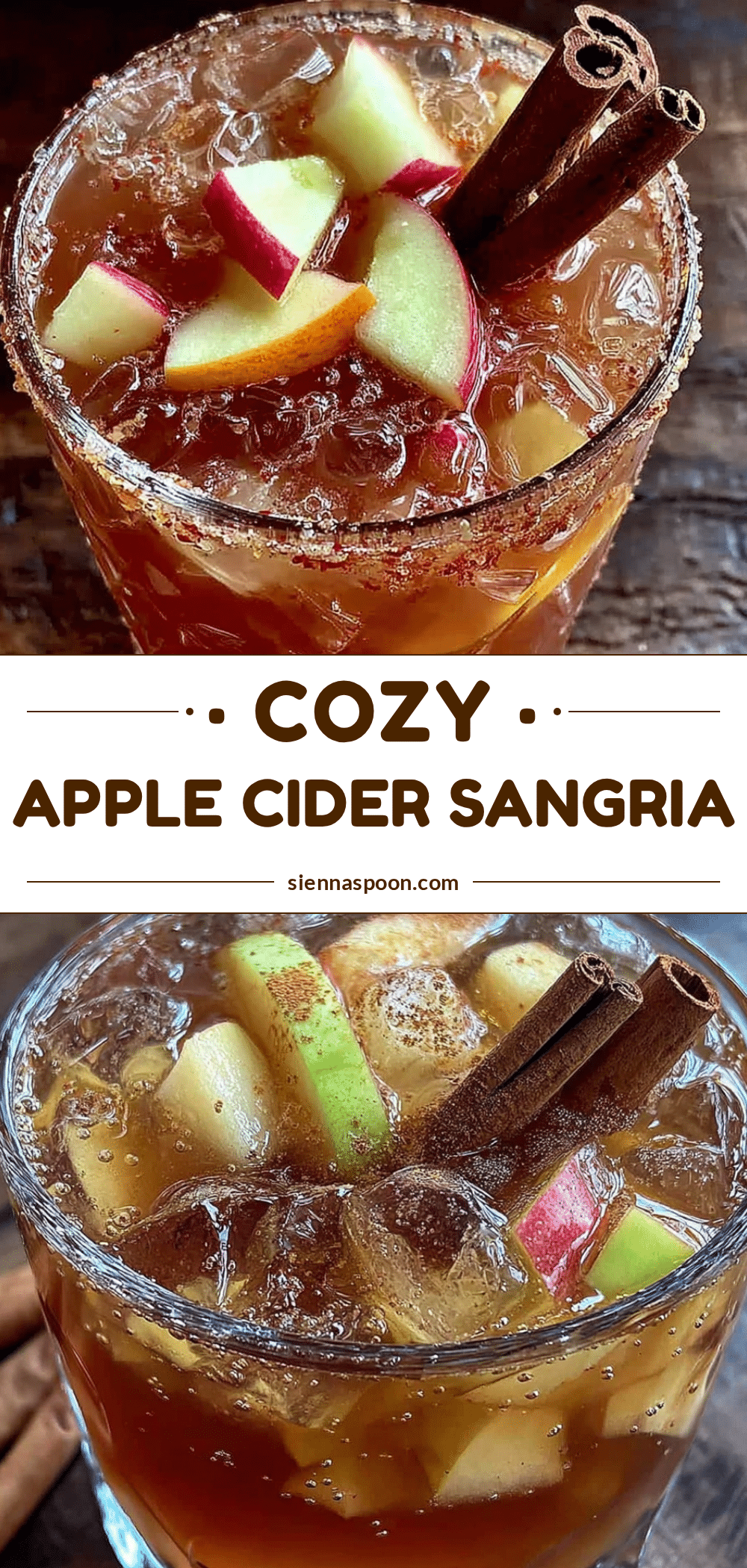 easy homemade apple cider sangria recipe