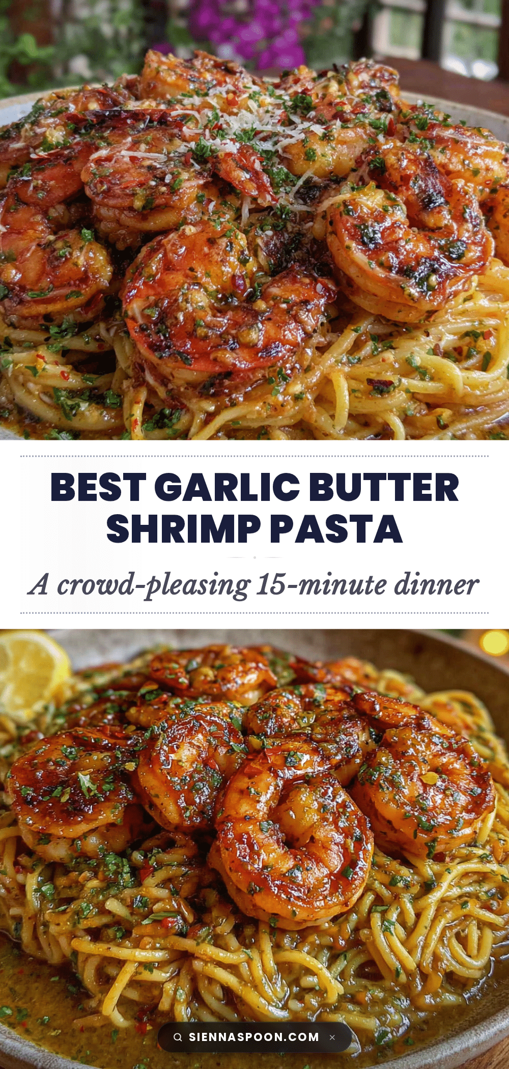 garlic butter shrimp pasta recipe