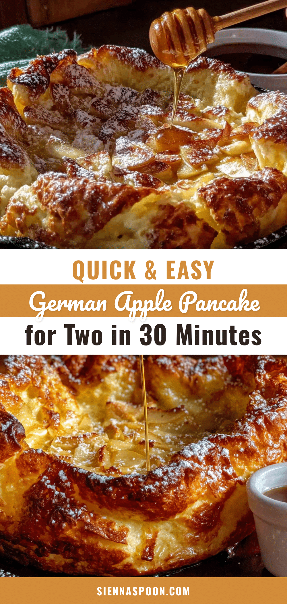 German apple pancake for two recipe