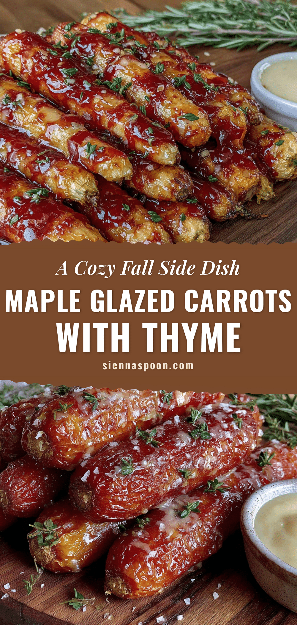 maple glazed carrots with thyme recipe