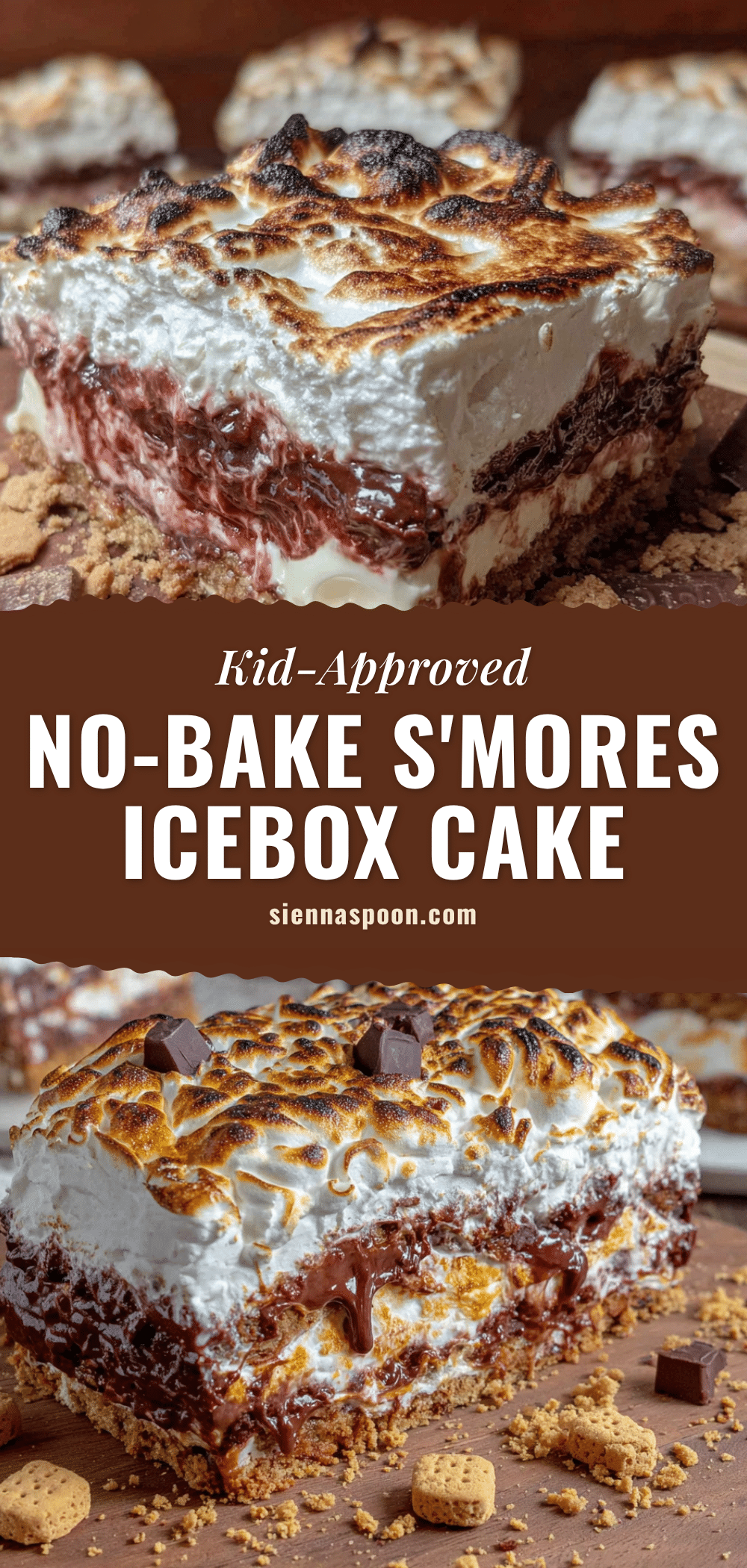 no-bake smores icebox cake recipe