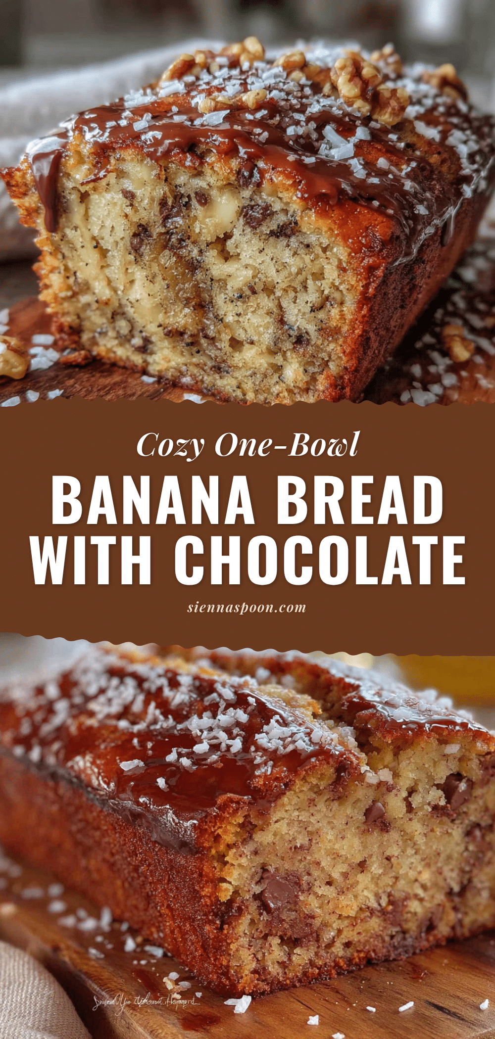 one bowl banana bread with chocolate recipe