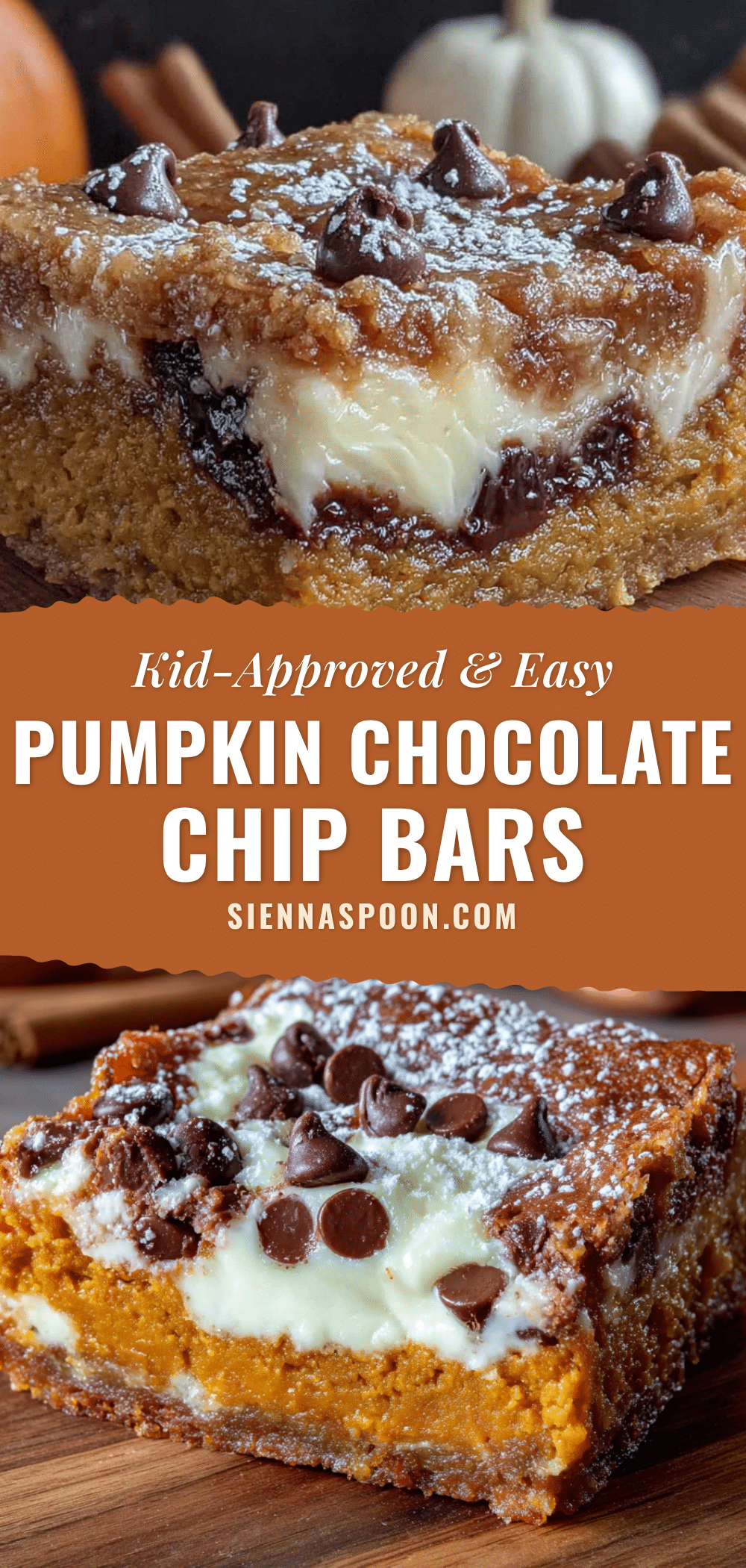 pumpkin chocolate chip bars recipe