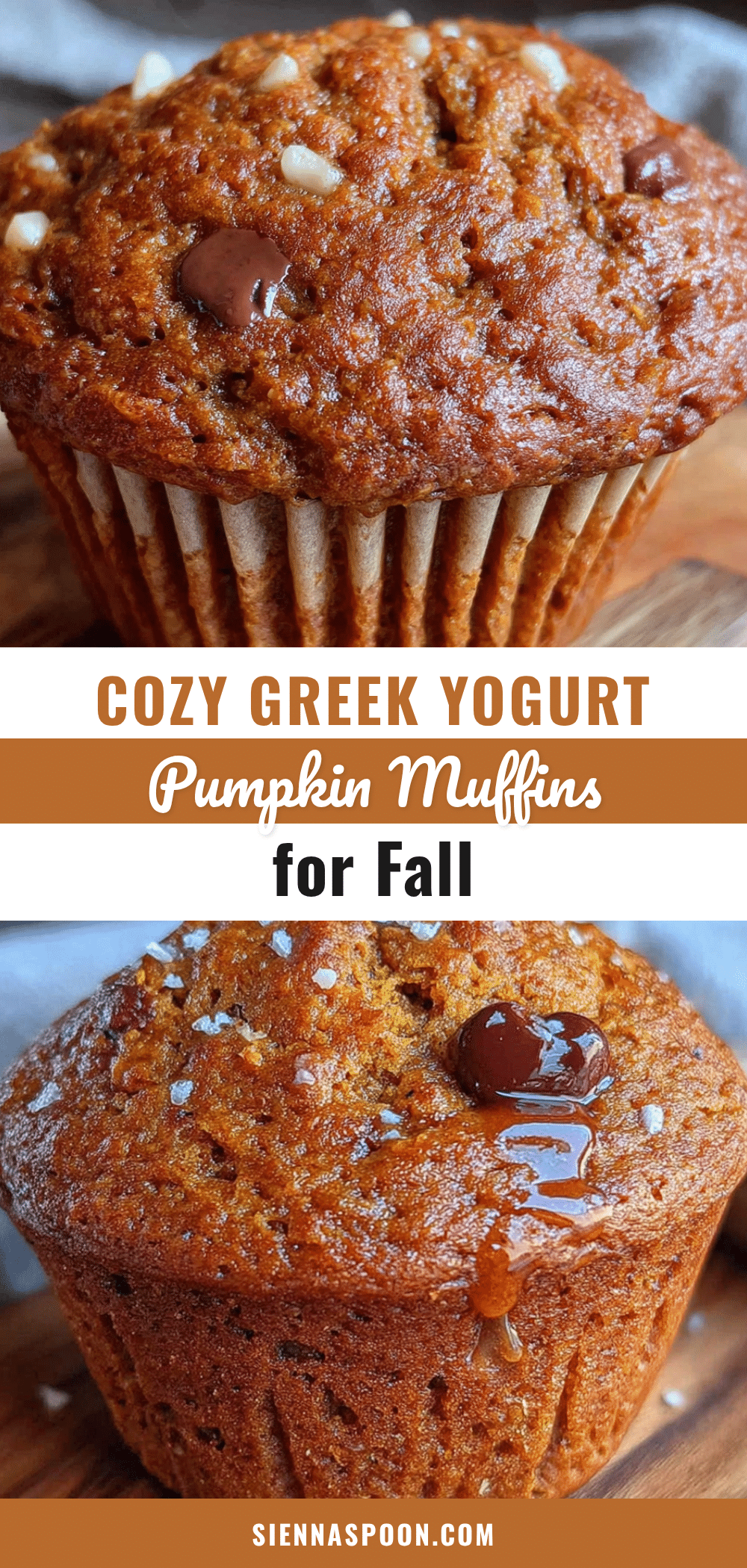 Pumpkin Greek Yogurt Muffins recipe