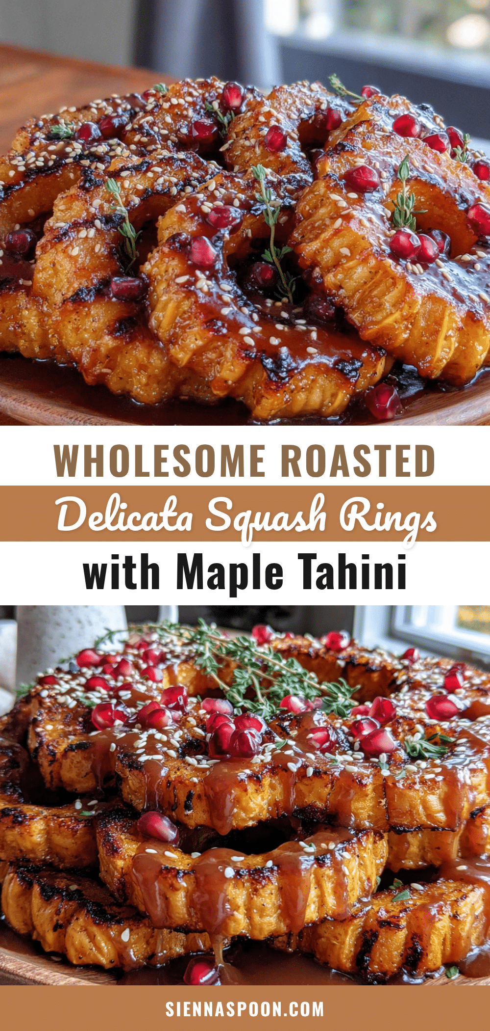roasted delicata squash rings recipe