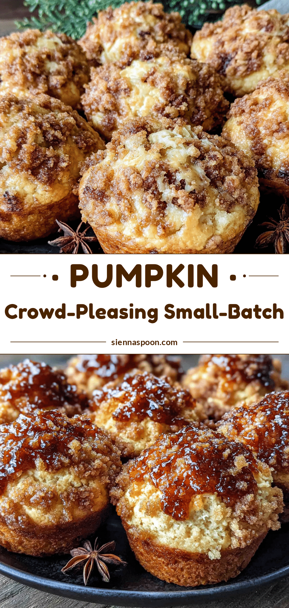 small-batch pumpkin streusel muffins recipe