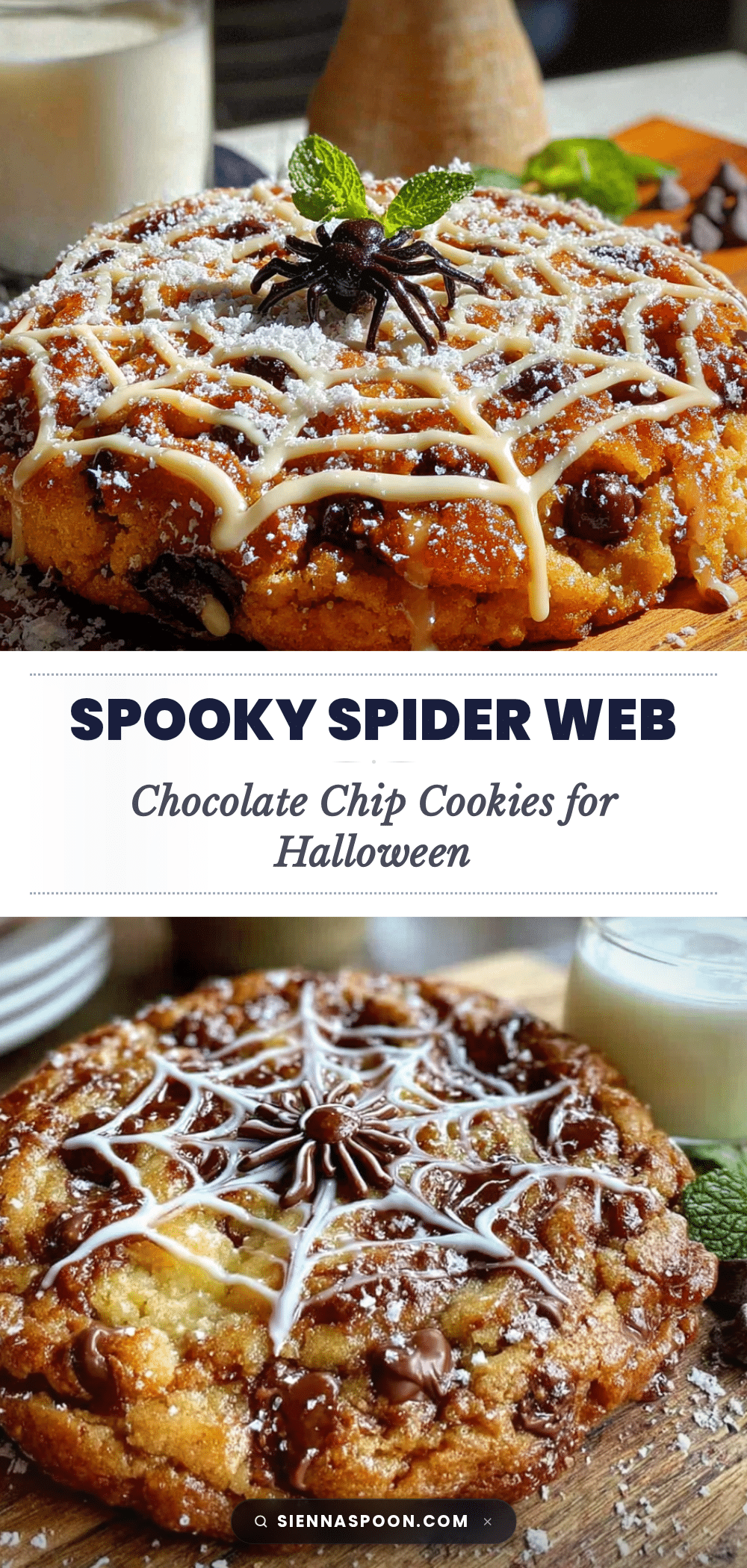 spider web chocolate chip cookies recipe