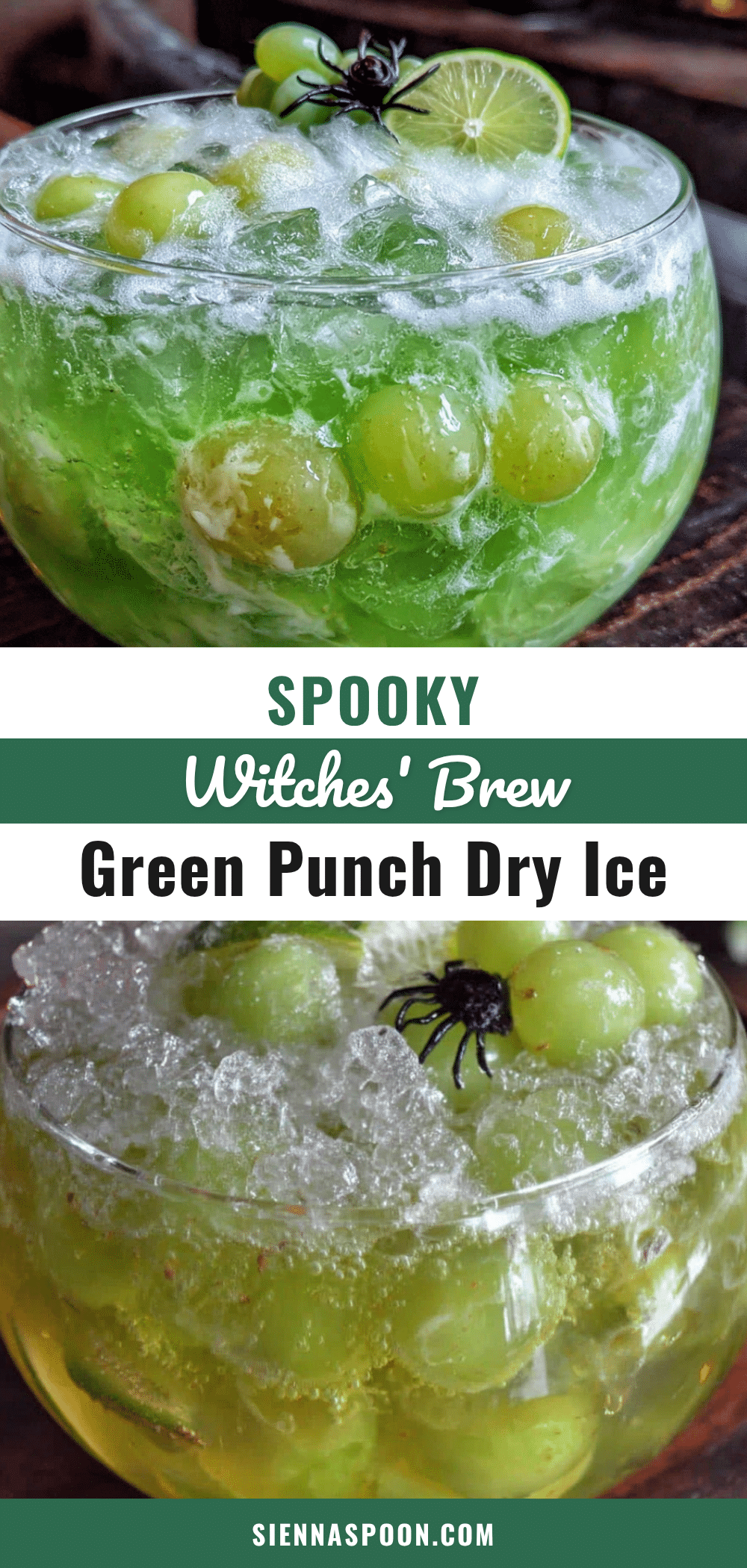 Spooky Witches Brew Green Punch recipe