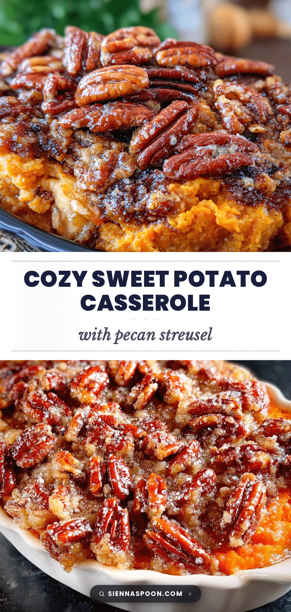sweet potato casserole with pecan streusel recipe