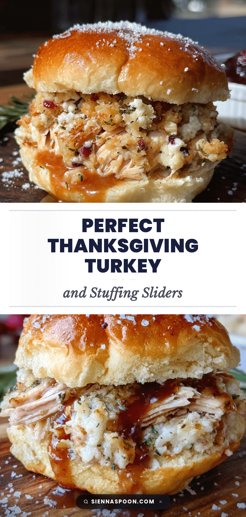 Thanksgiving turkey stuffing sliders recipe