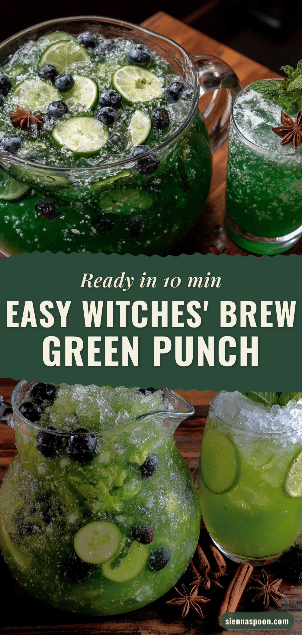 witches brew green punch recipe
