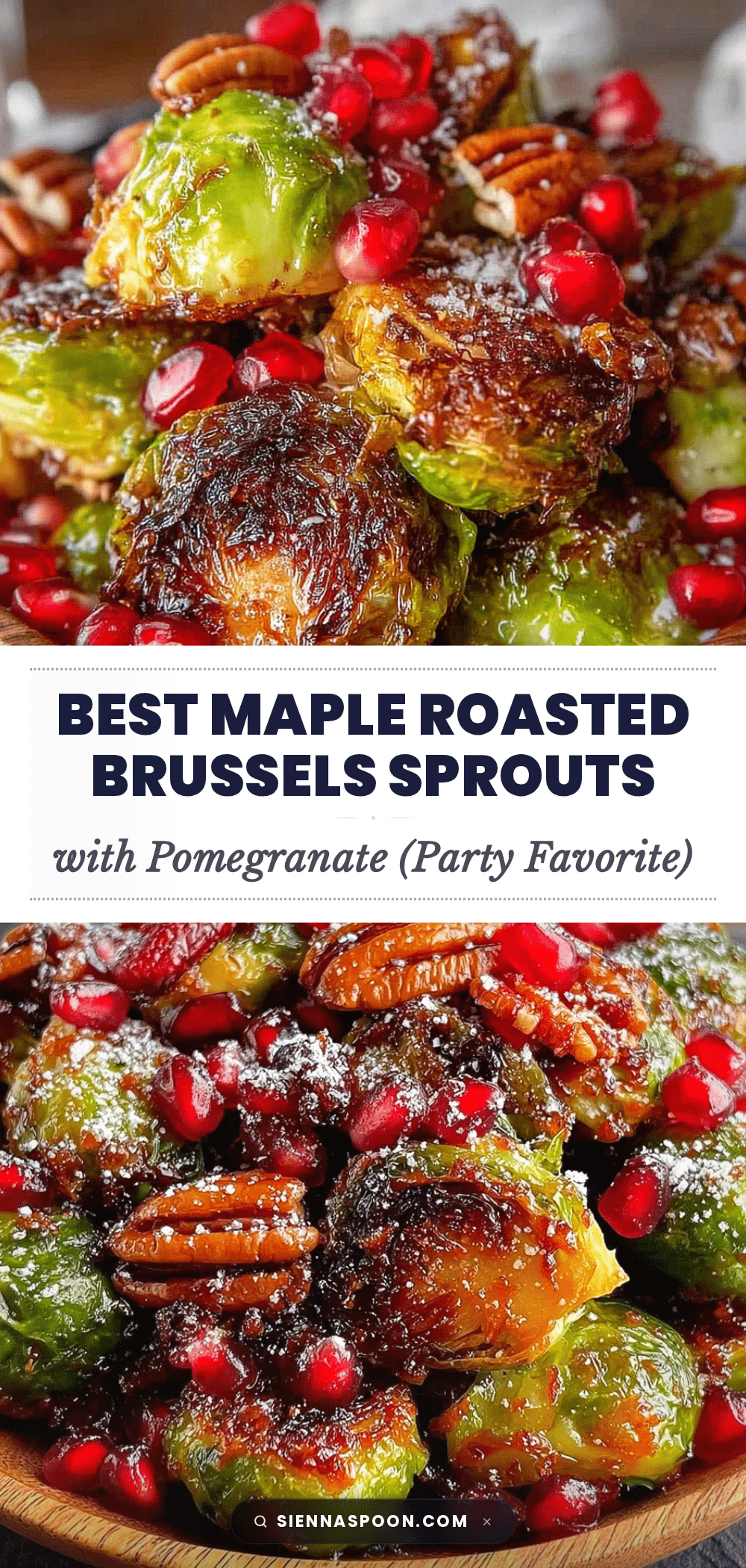 maple roasted brussels sprouts with pomegranate recipe