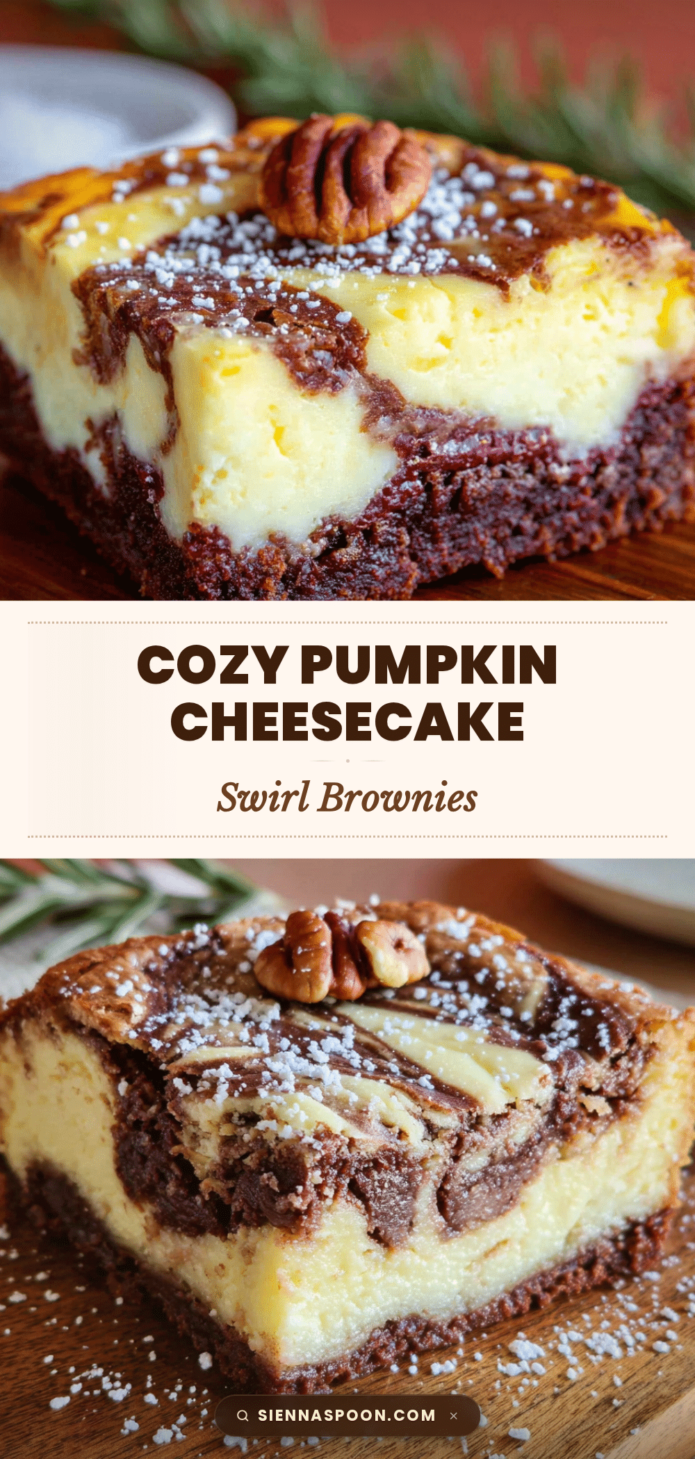 pumpkin cheesecake swirl brownies recipe