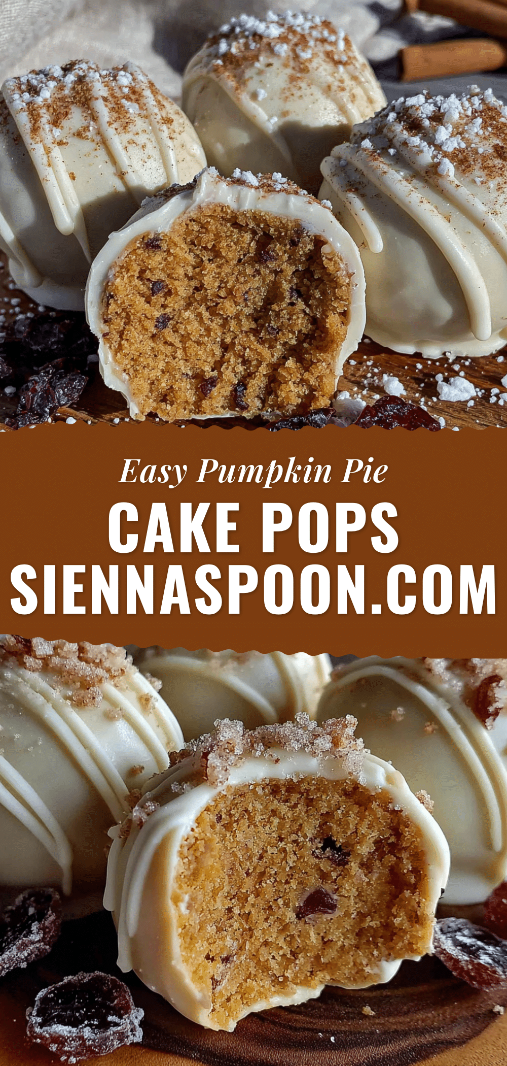 pumpkin pie cake pops recipe