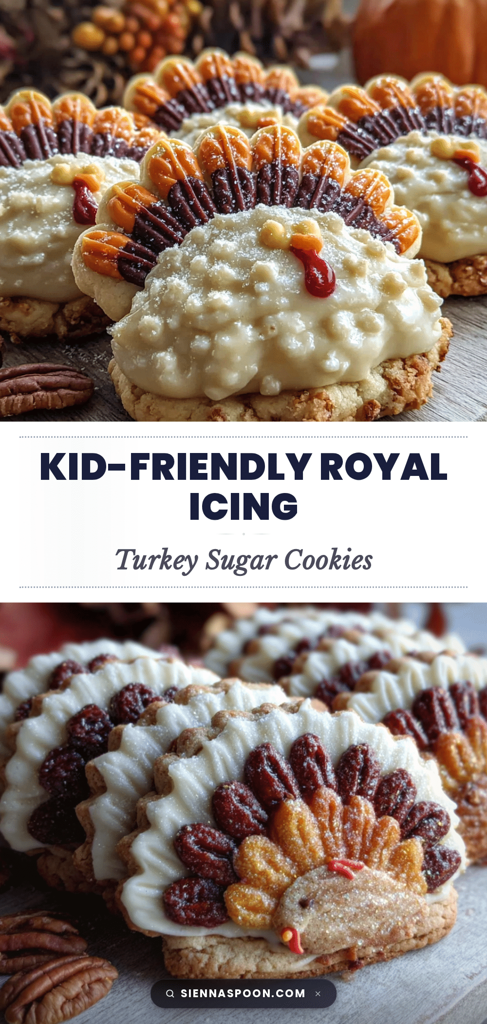 royal icing turkey sugar cookies recipe