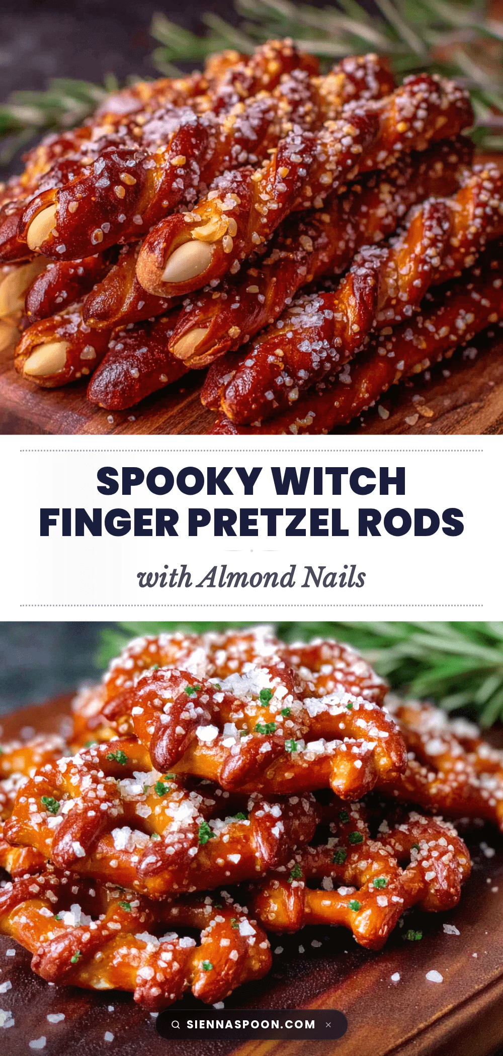 witch finger pretzel rods recipe
